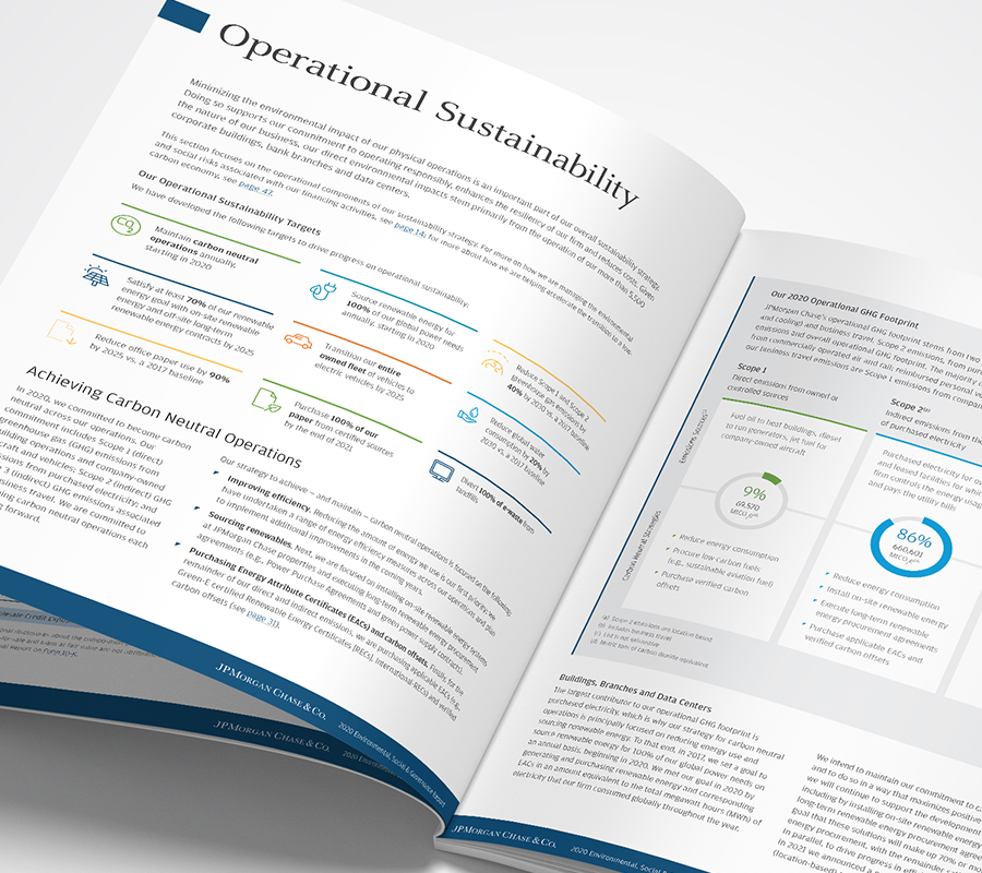 JPMorgan Chase 2020 ESG Report