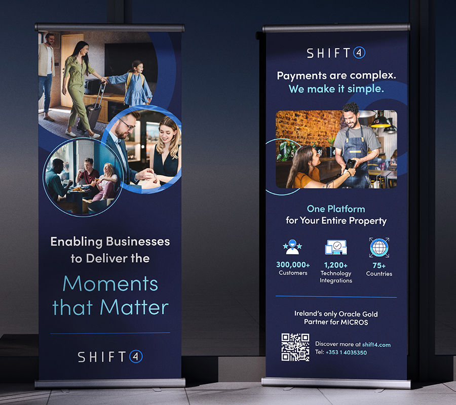 Shift4 Roll Up Banners