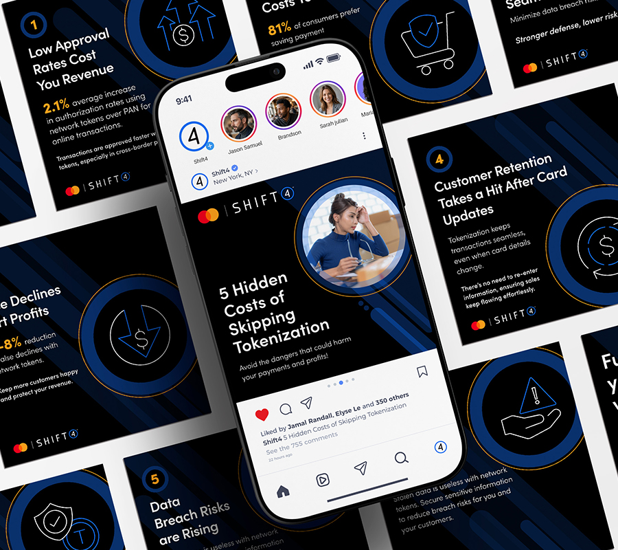 Shift4 x Mastercard Social Media Campaign